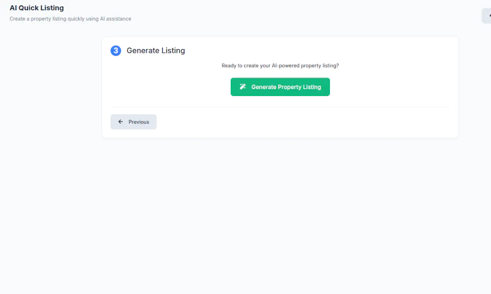 Auto Generate Listings